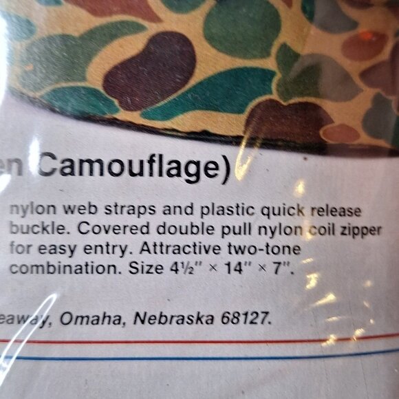 US CAMPER NEW SEALED DELUXE CAMOFLAUGE FANNY PACK 40-1600 - Picture 4 of 5